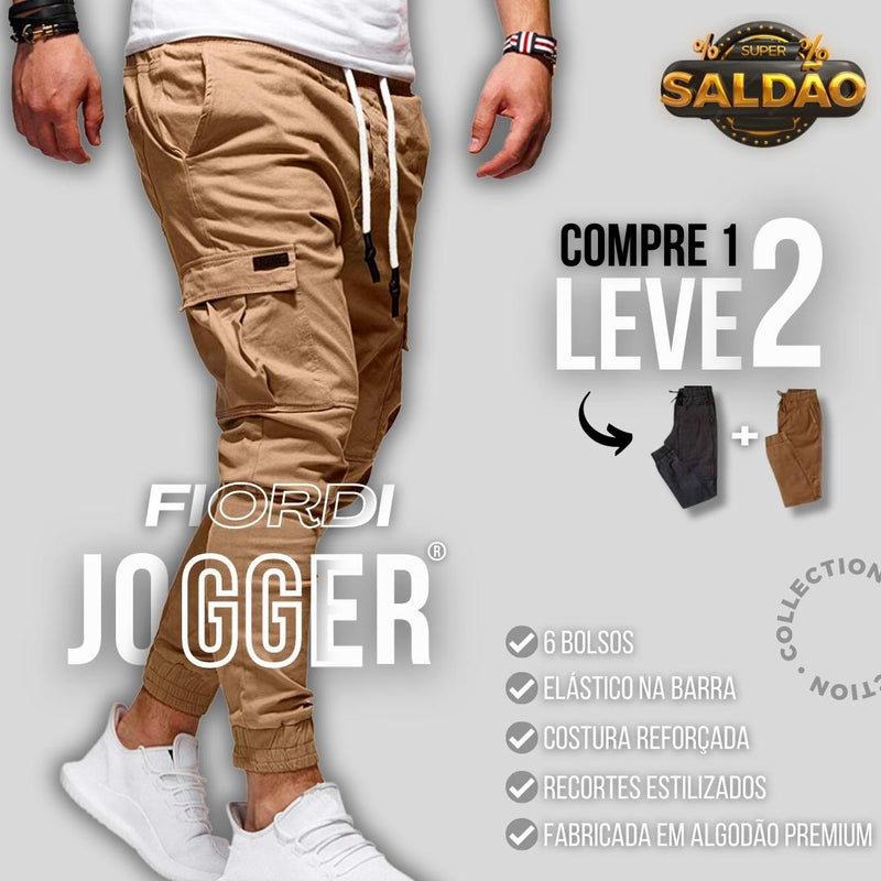 Calça Jogger Casual® - Promoção [COMPRE 1 LEVE 2]