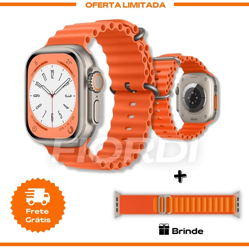 Smartwatch - Serie 8 Ultra + (2ª Pulseira de Brinde)