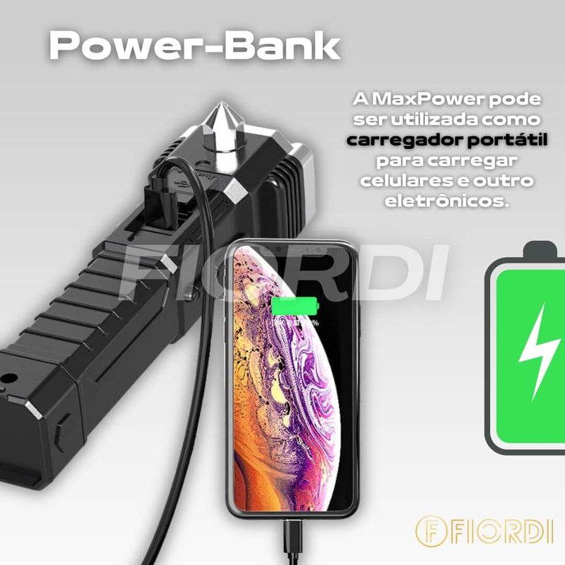 Lanterna Militar 5 em 1 - MaxPower™