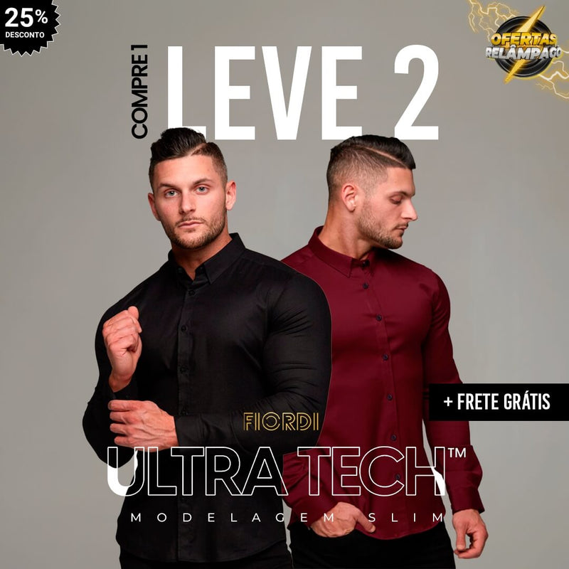 Camisa Social - Ultra Tech™    [Compre 1 & Leve 2]