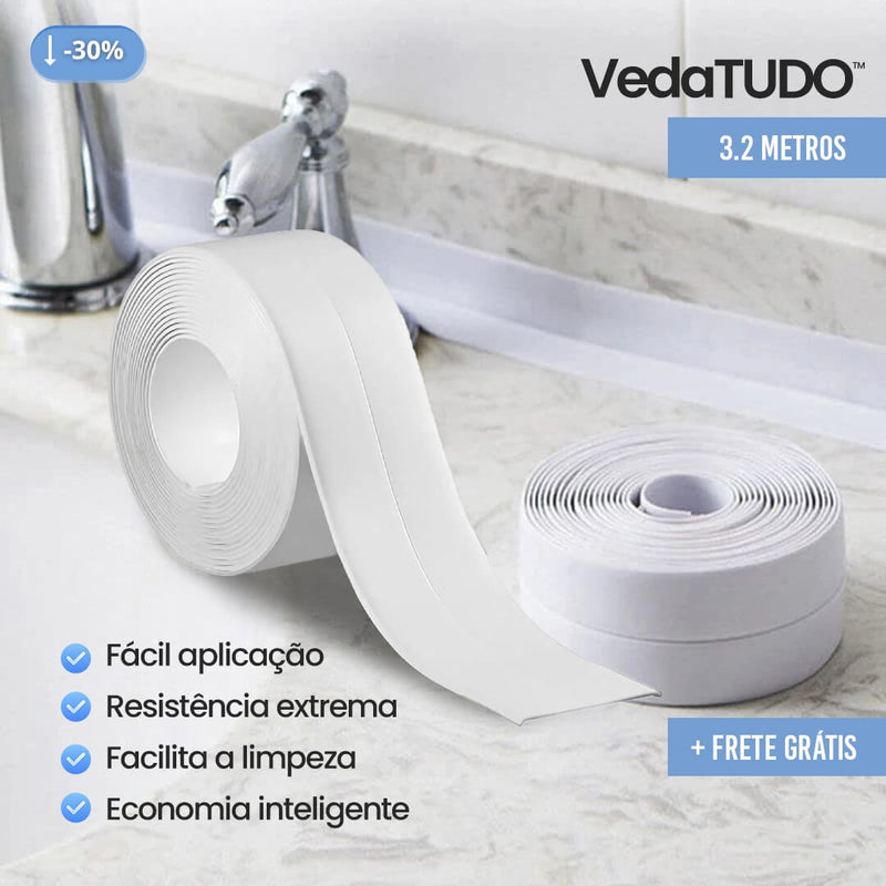 Fita de Vedação Impermeável - VedaTudo™ (3.2 Metros)