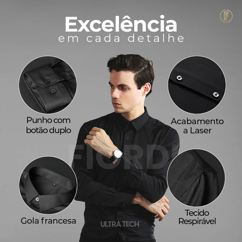 Camisa Social - Ultra Tech™    [Compre 1 & Leve 2]