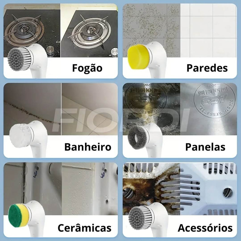 Escova Elétrica 5 em 1 - MagicClean™