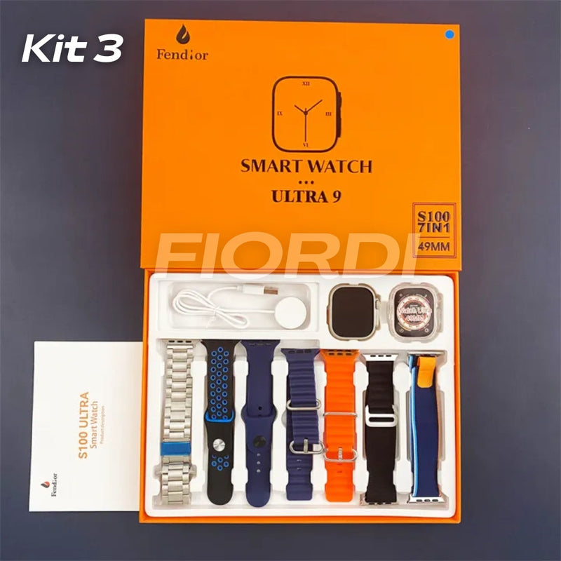 SmartWatch - Serie 9 Ultra™ [Brindes: 7 Pulseiras + Case]