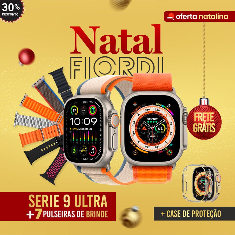 SmartWatch - Serie 9 Ultra™ [Brindes: 7 Pulseiras + Case]