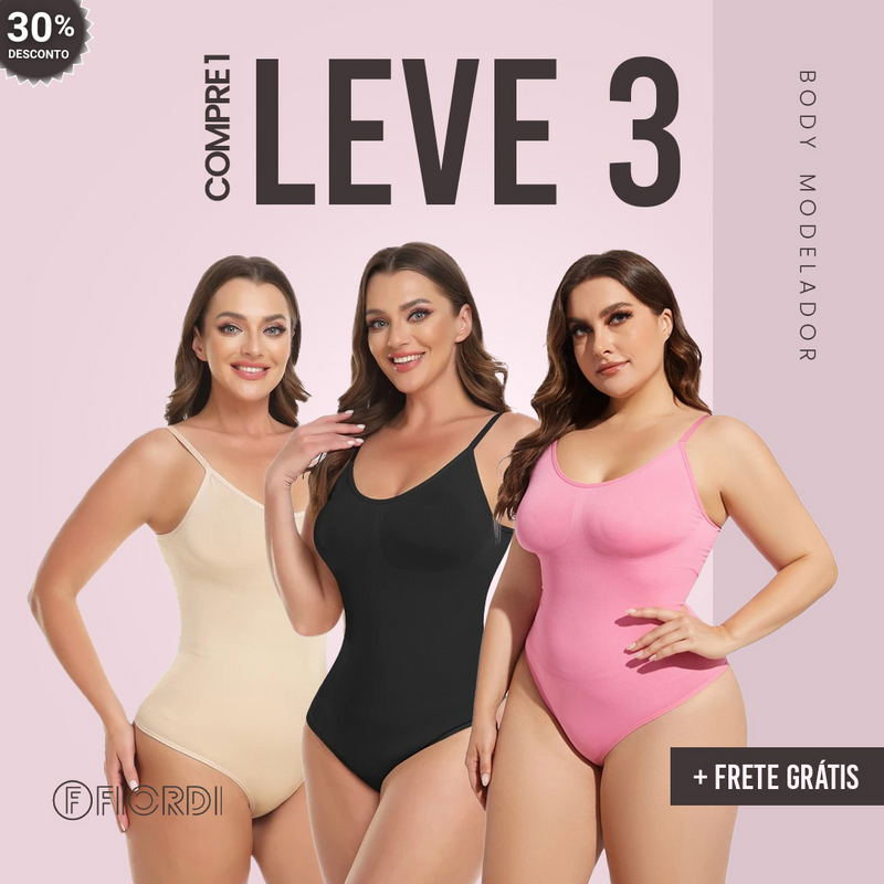 Body Modelador - ShapeSlim™ [COMPRE 1 & LEVE 3]